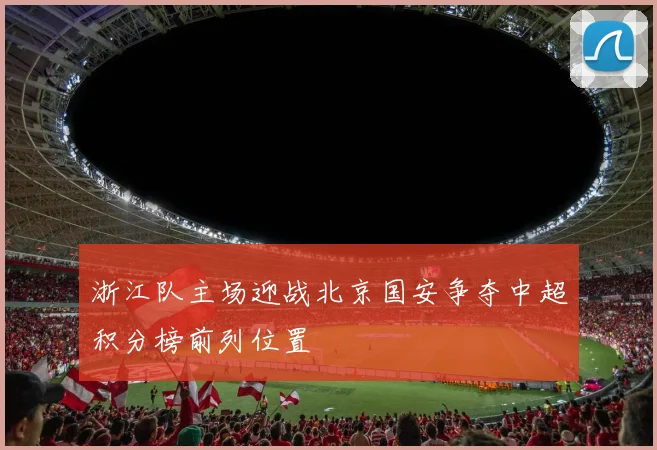 浙江队主场迎战北京国安争夺中超积分榜前列位置